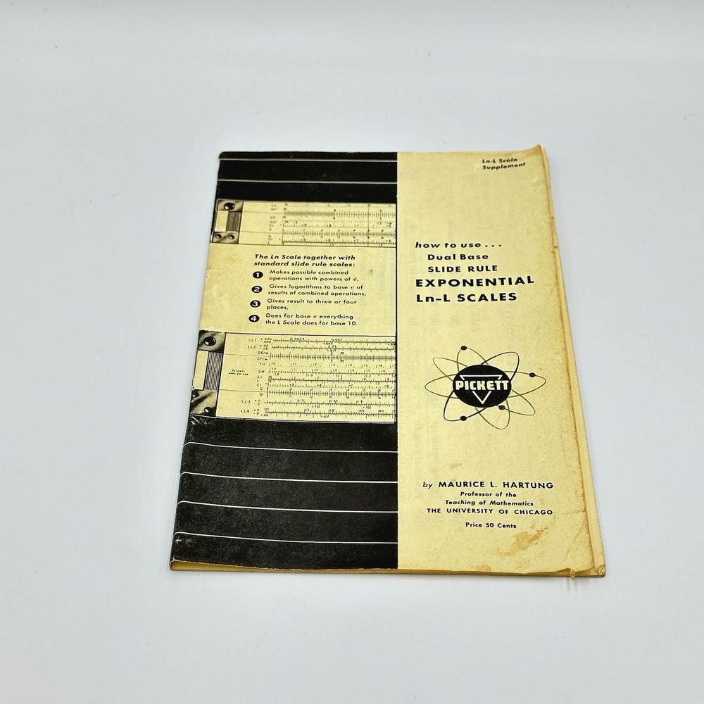 Lot of 3 Pickett Exponential Log Slide Rule How to . . . Booklets Hartung 1953 - Picture 4 of 15